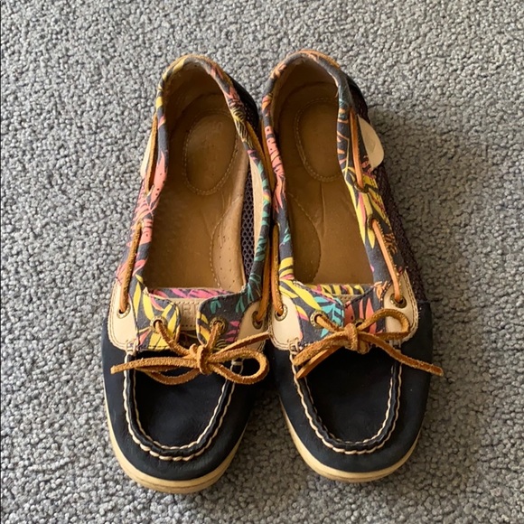 Navy Sperry Angelfish Boat Shoe - Picture 2 of 6